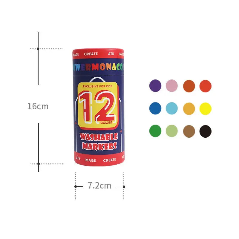 Flower Monaco Color Markers 12 colors FlowerMonaco