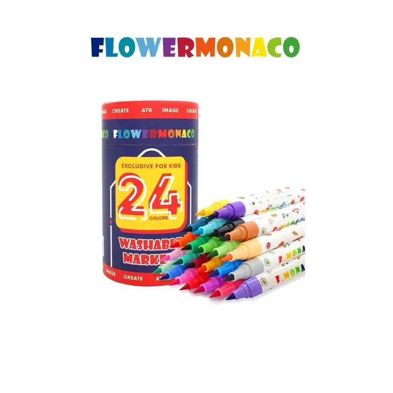 Flower Monaco Color Markers 24 colors FlowerMonaco