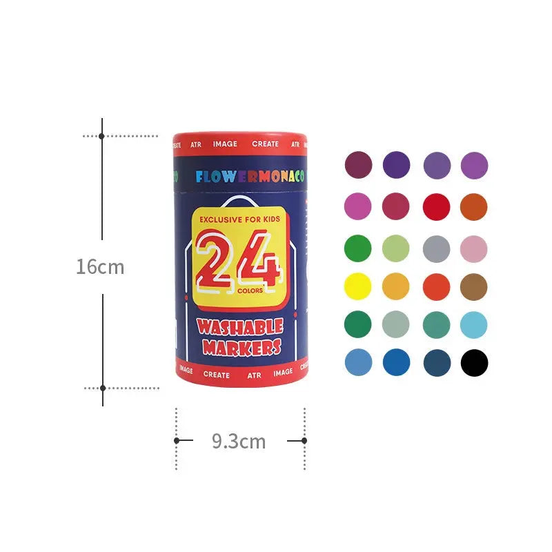 Flower Monaco Color Markers 24 colors FlowerMonaco