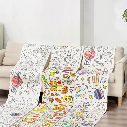 Flower Monaco Coloring Rolling ( Paper Only -No Crayon)- SPACE FlowerMonaco