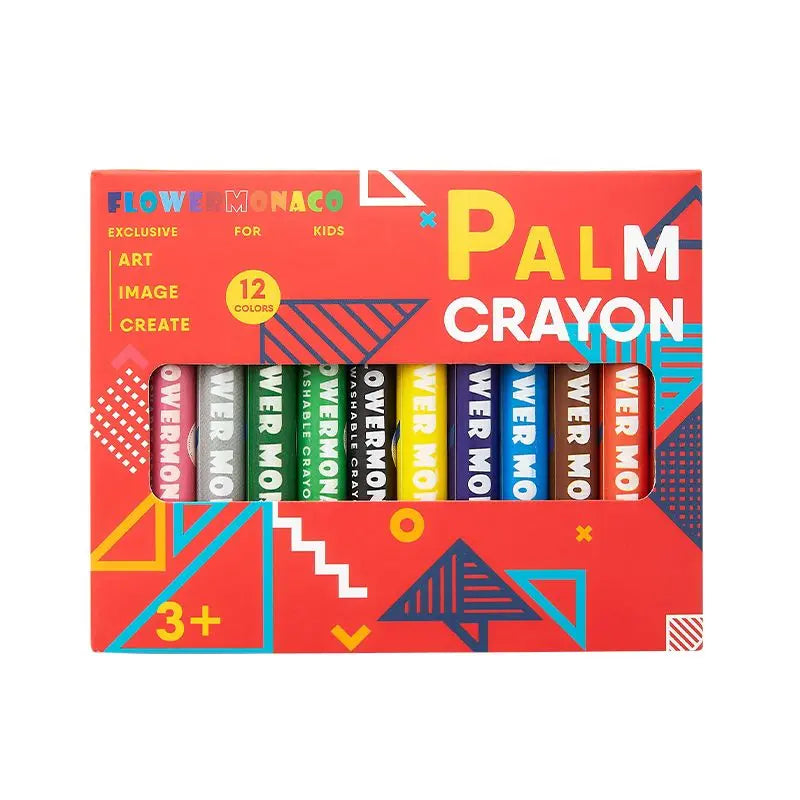 Flower Monaco Palm Crayons 12 colors FlowerMonaco