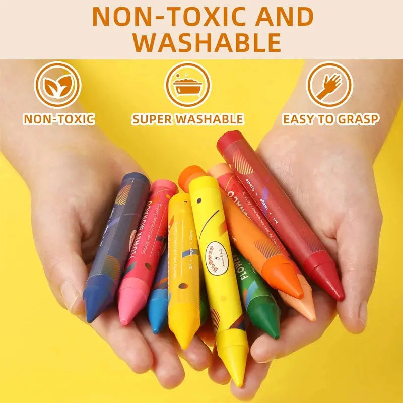 Flower Monaco Palm Crayons 12 colors FlowerMonaco