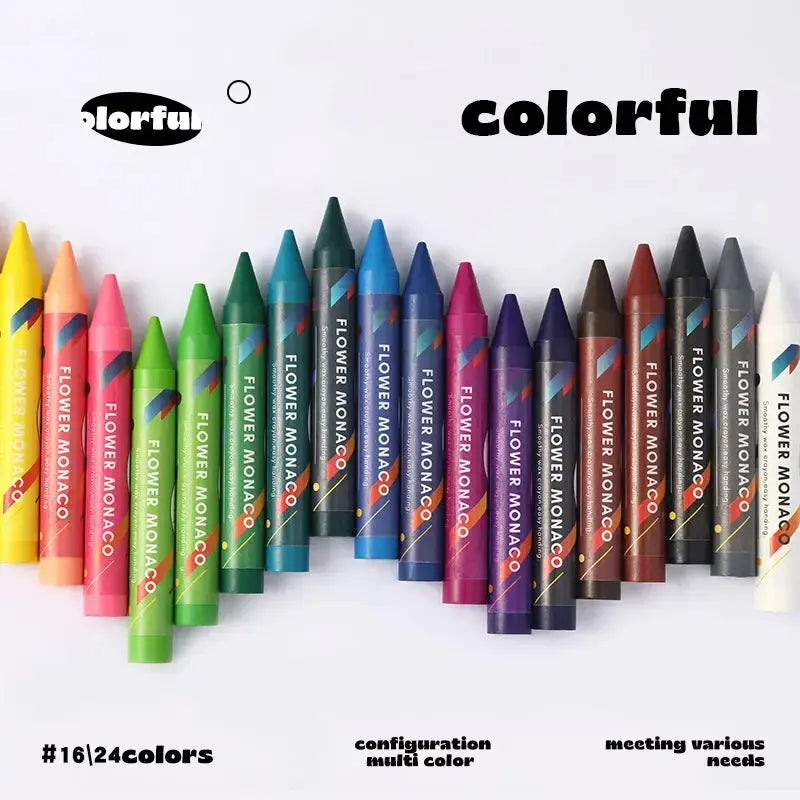 Flower Monaco Palm Crayons 16 colors FlowerMonaco