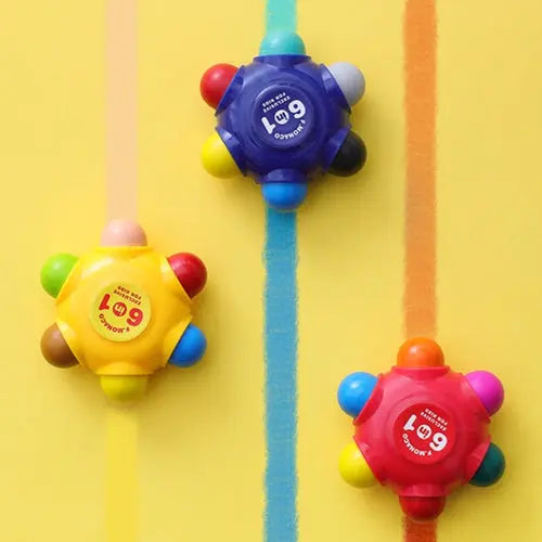 Flower Monaco Pocket Crayons - (3 pack set travel friendly) FlowerMonaco