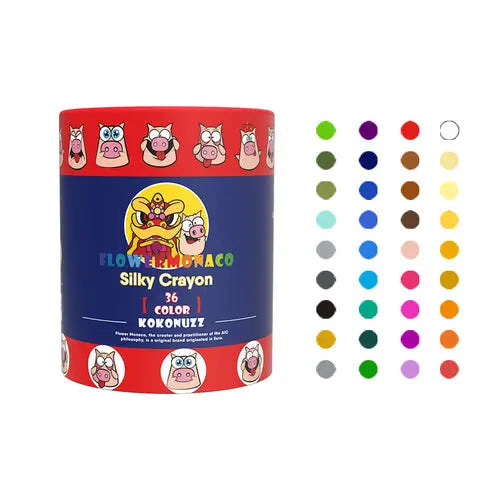 Flower Monaco Silky Crayons 24 color FlowerMonaco