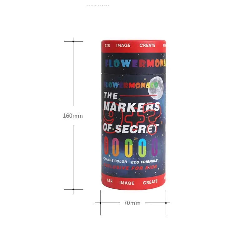 Flower Monaco The Markers of Secret ( 9 basic colors +2 white watercolors) FlowerMonaco