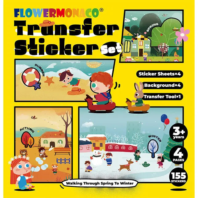 Flower Monaco Transfer Sticker Kit FlowerMonaco