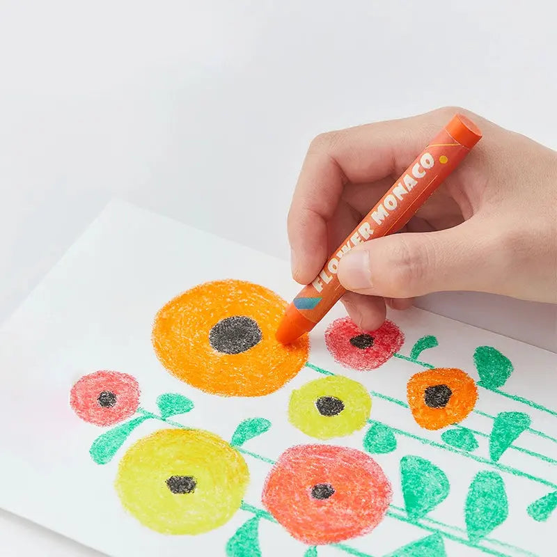 Flower Monaco Washable Crayons -36 colors FlowerMonaco