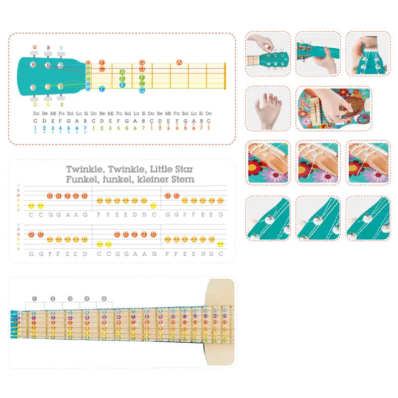 Flower Power Guitar Hape