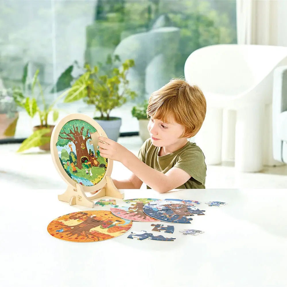 Four Seasons Layer Puzzle Hape-Toy-Market