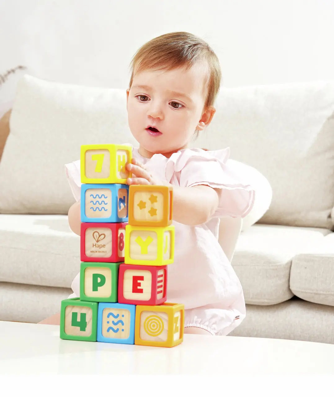 Grip-n-Stack Silicone & Wood Blocks Hape-Toy-Market