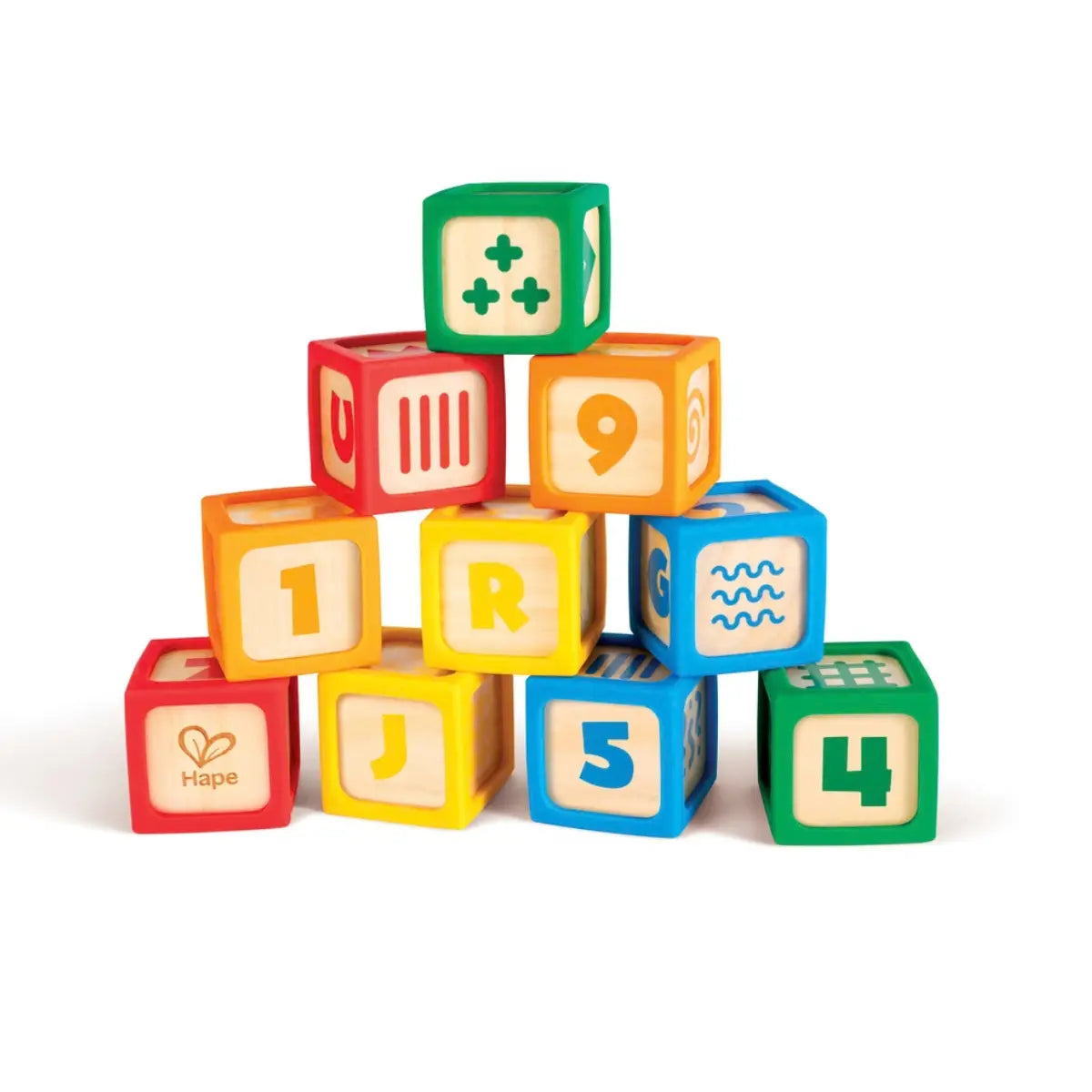 Grip-n-Stack Silicone & Wood Blocks Hape-Toy-Market