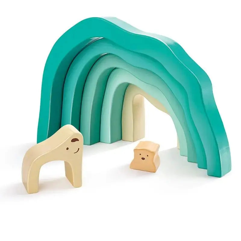 Hape Arctic Polar Bear Stacking Blocks