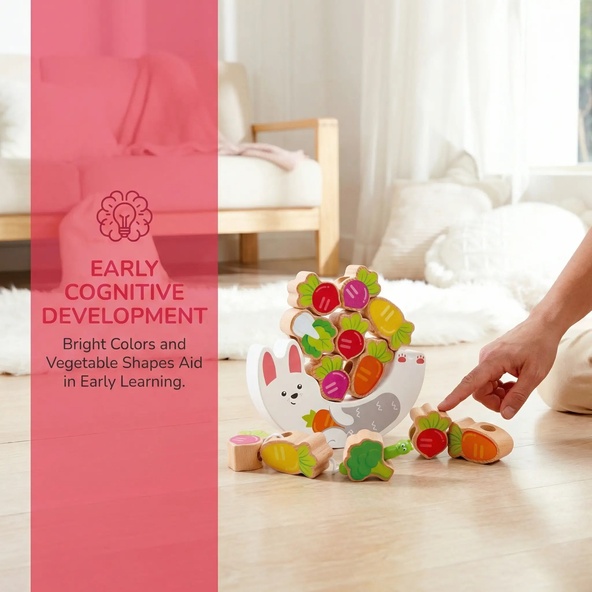 Hape Bunny Balance & Threading Game Hape
