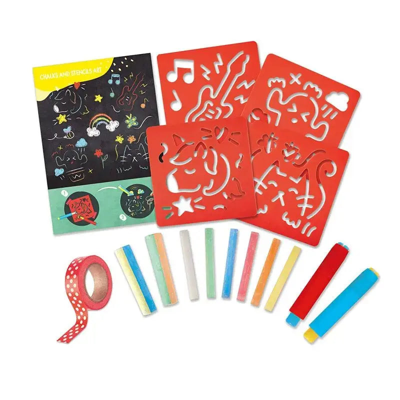 Hape Chalks and Stencils Art