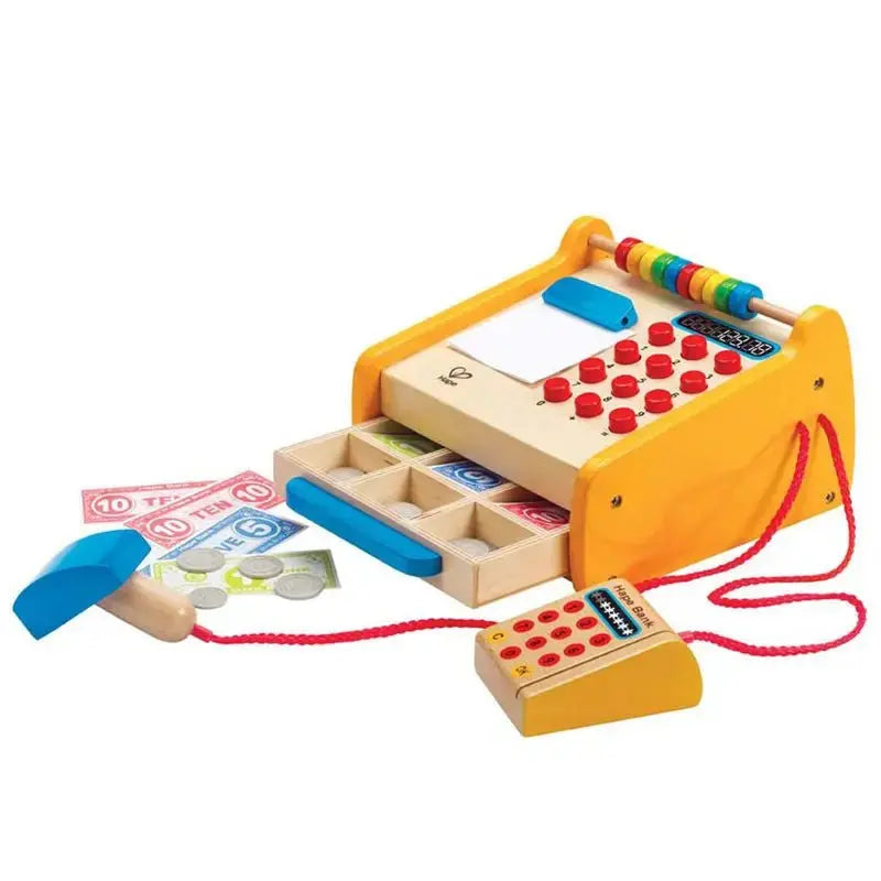 Hape Checkout Register Kid's Wooden Pretend Play Set
