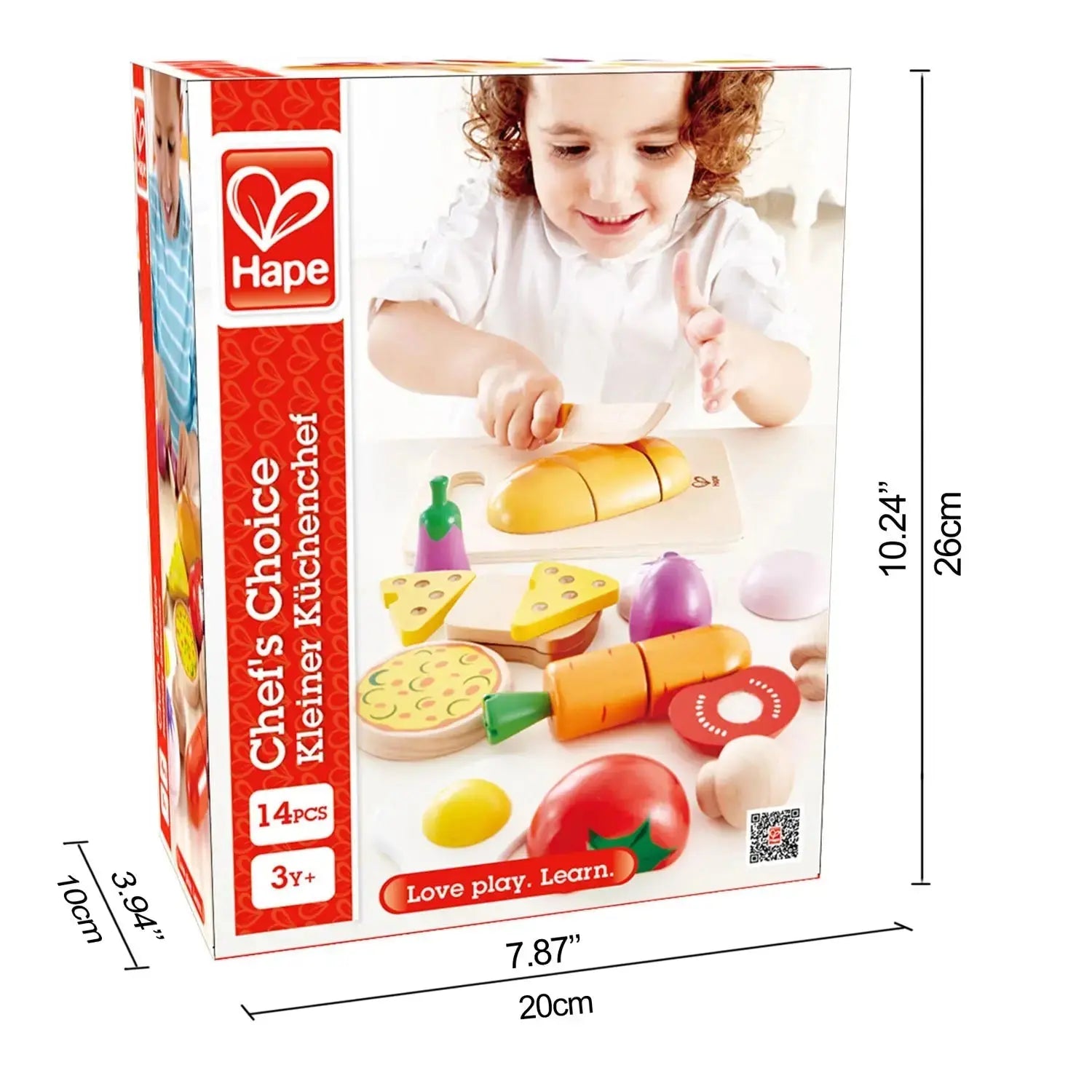 Hape Chef's Choice Wooden Play Food Basics Set
