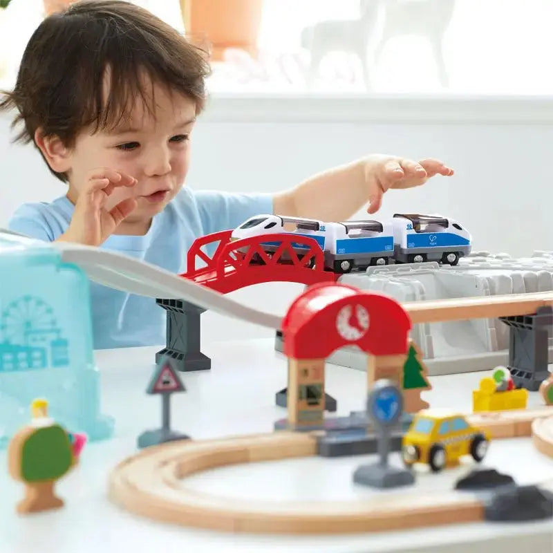 Hape City Railway and Train Bucket Set