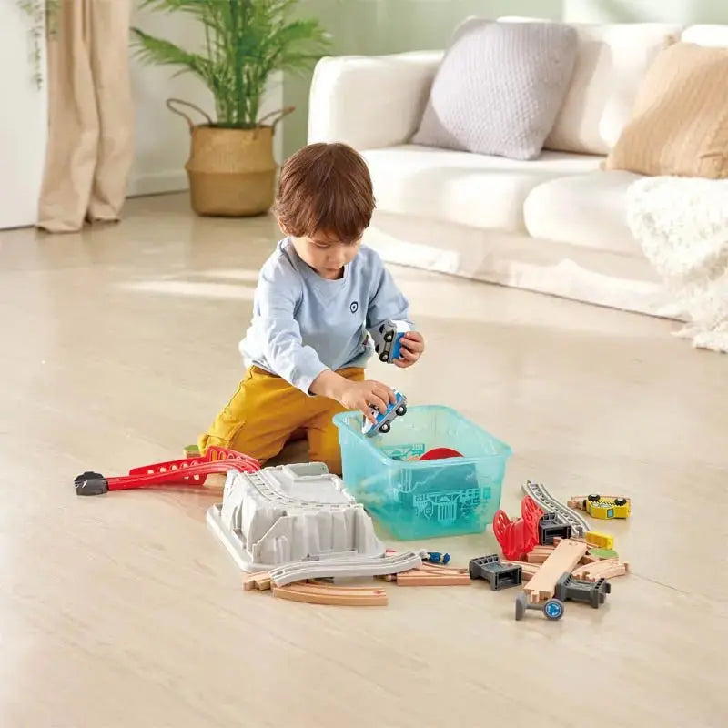 Hape City Railway and Train Bucket Set