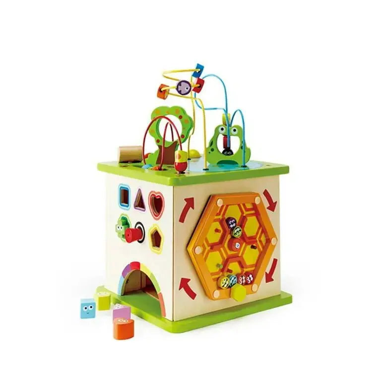 Hape Country Critters Wooden Activity Play Cube