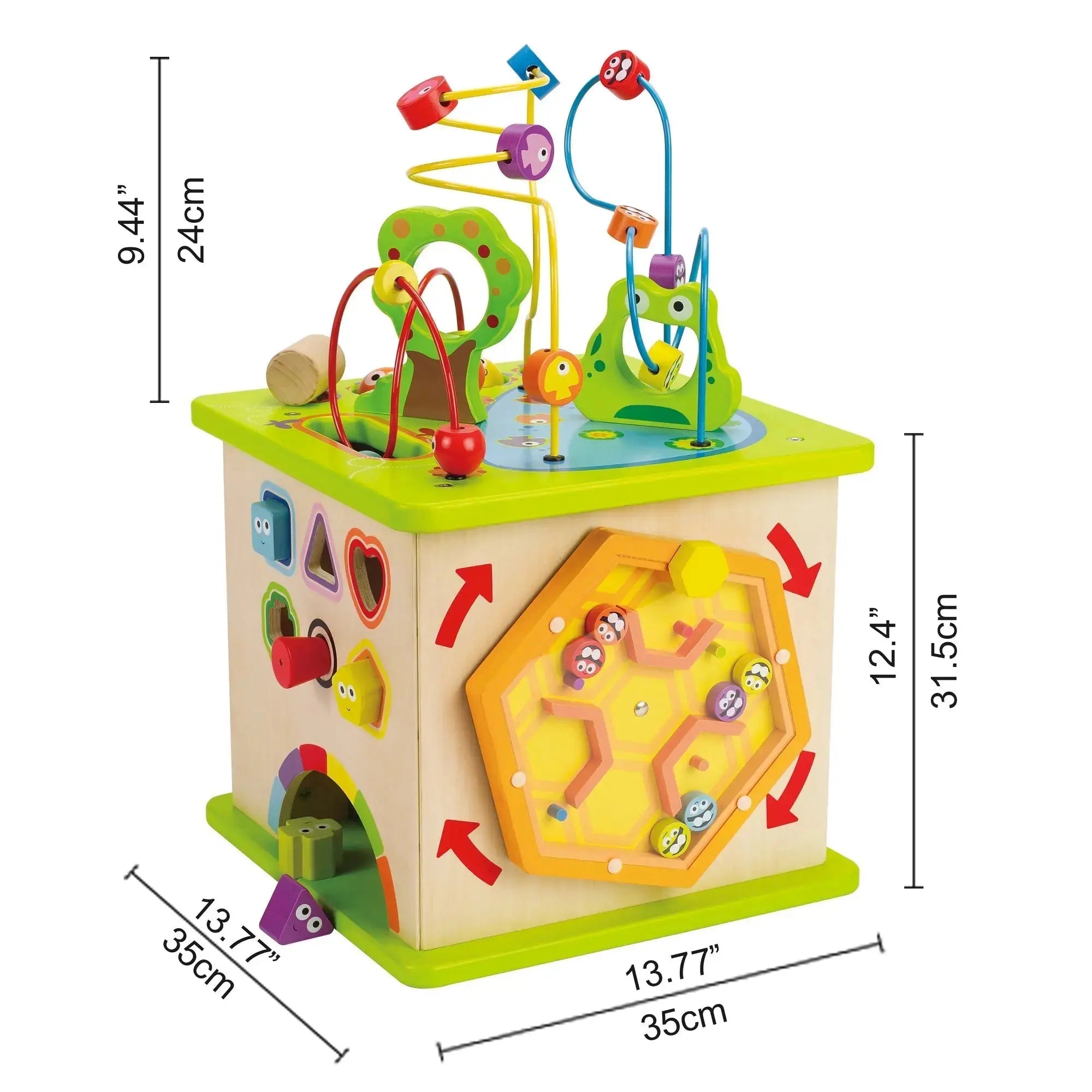 Hape Country Critters Wooden Activity Play Cube - – Hape Toys 