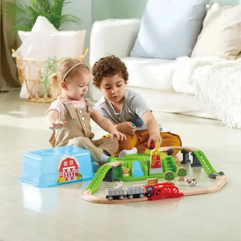 Hape Countryside Train Bucket Set