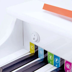 Hape Deluxe White Grand Piano Thirty Key Piano Toy