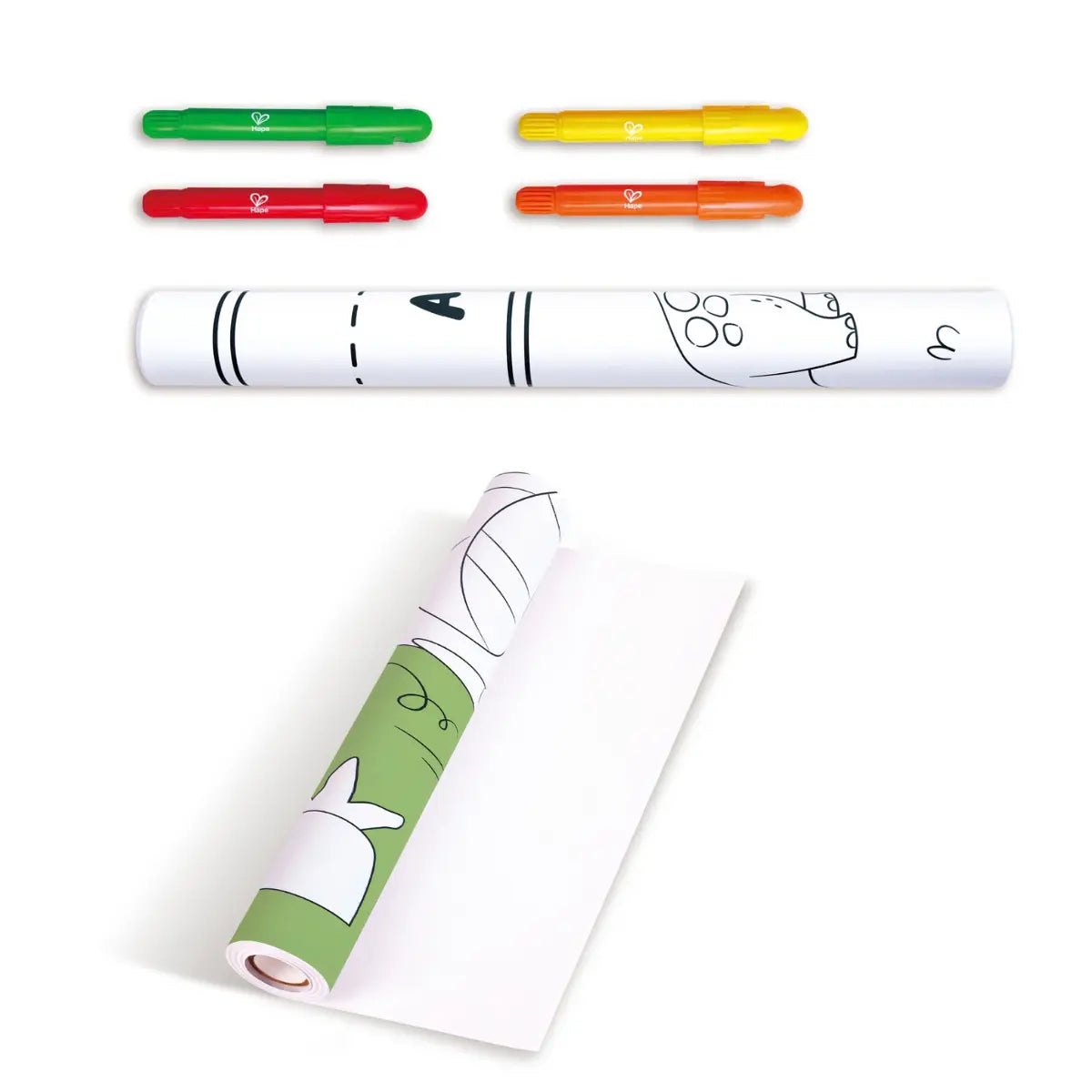 Hape Dinosaur Doodle Paper Roll Hape