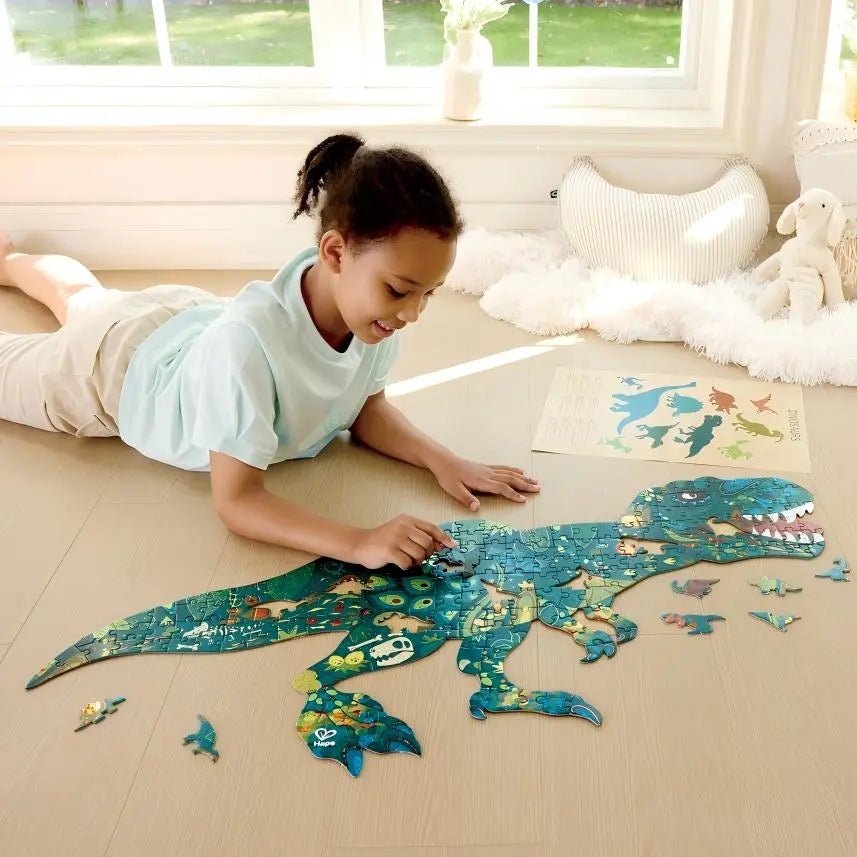 Hape Dinosaur Shimmer Floor Puzzle - 202pcs Hape