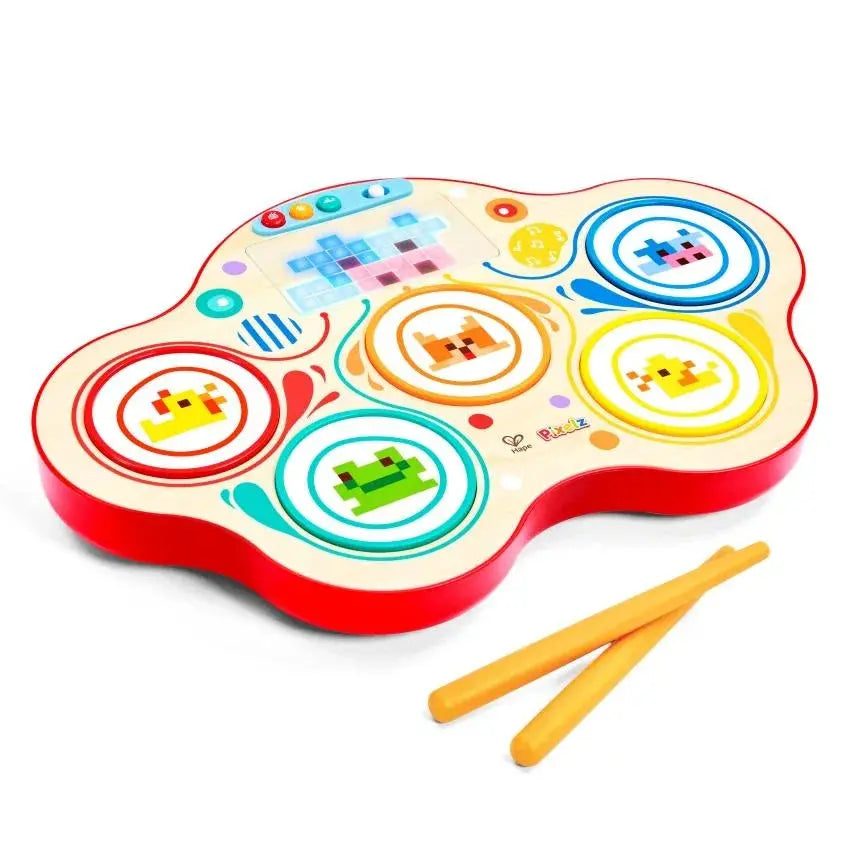 Hape Dynamic Pixel Drum Toy for Toddlers