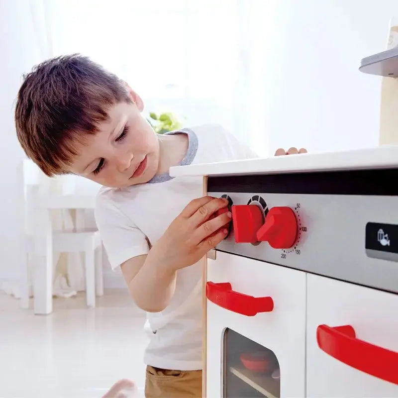 Hape Gourmet Kitchen Toy Fully Equipped Wooden Pretend Play Kitchen Set