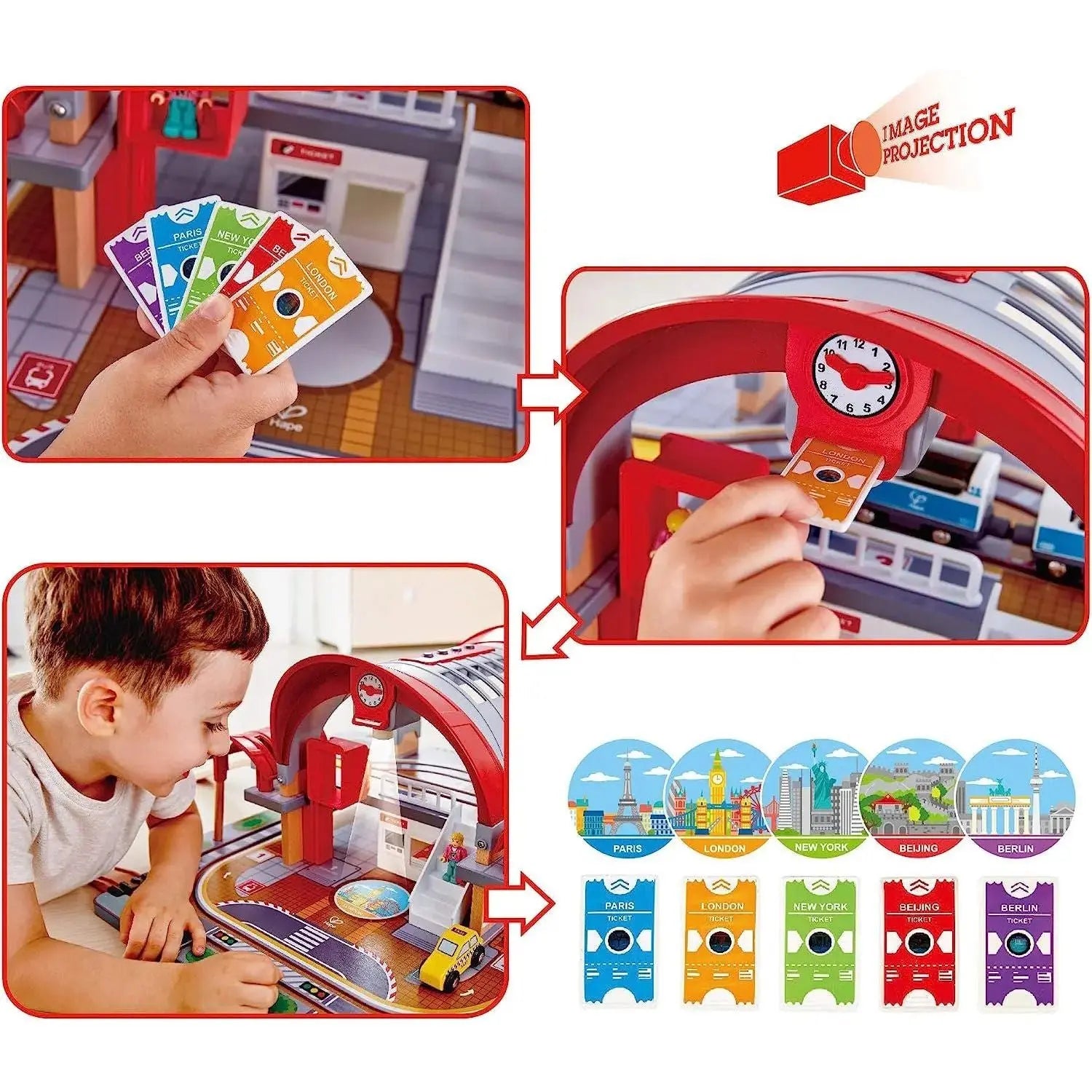 Hape Grand City Station with Light and Sound