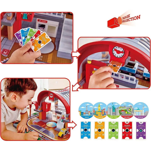 Hape Grand City Station with Light and Sound