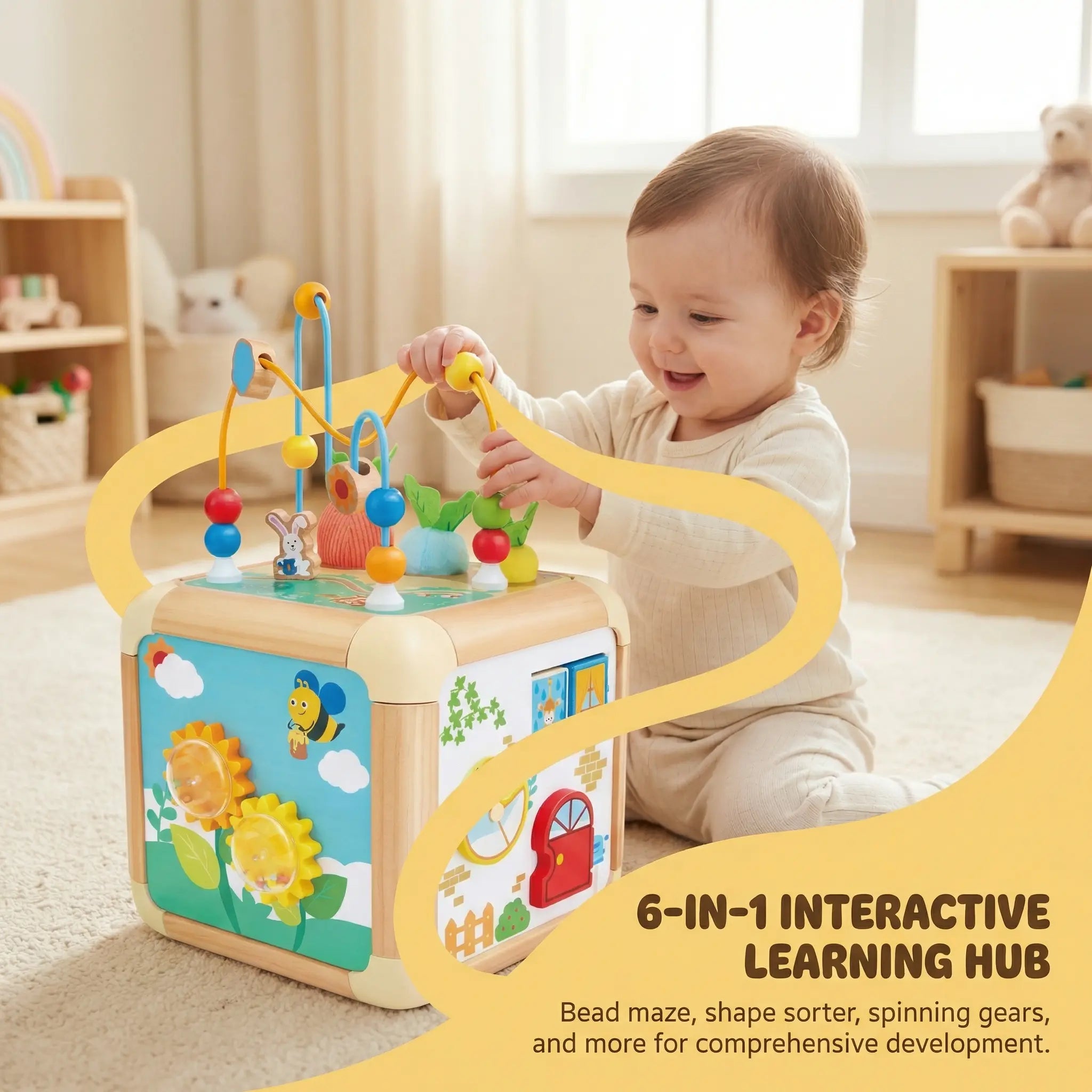 Hape Green Thumbs Activity Cube Hape
