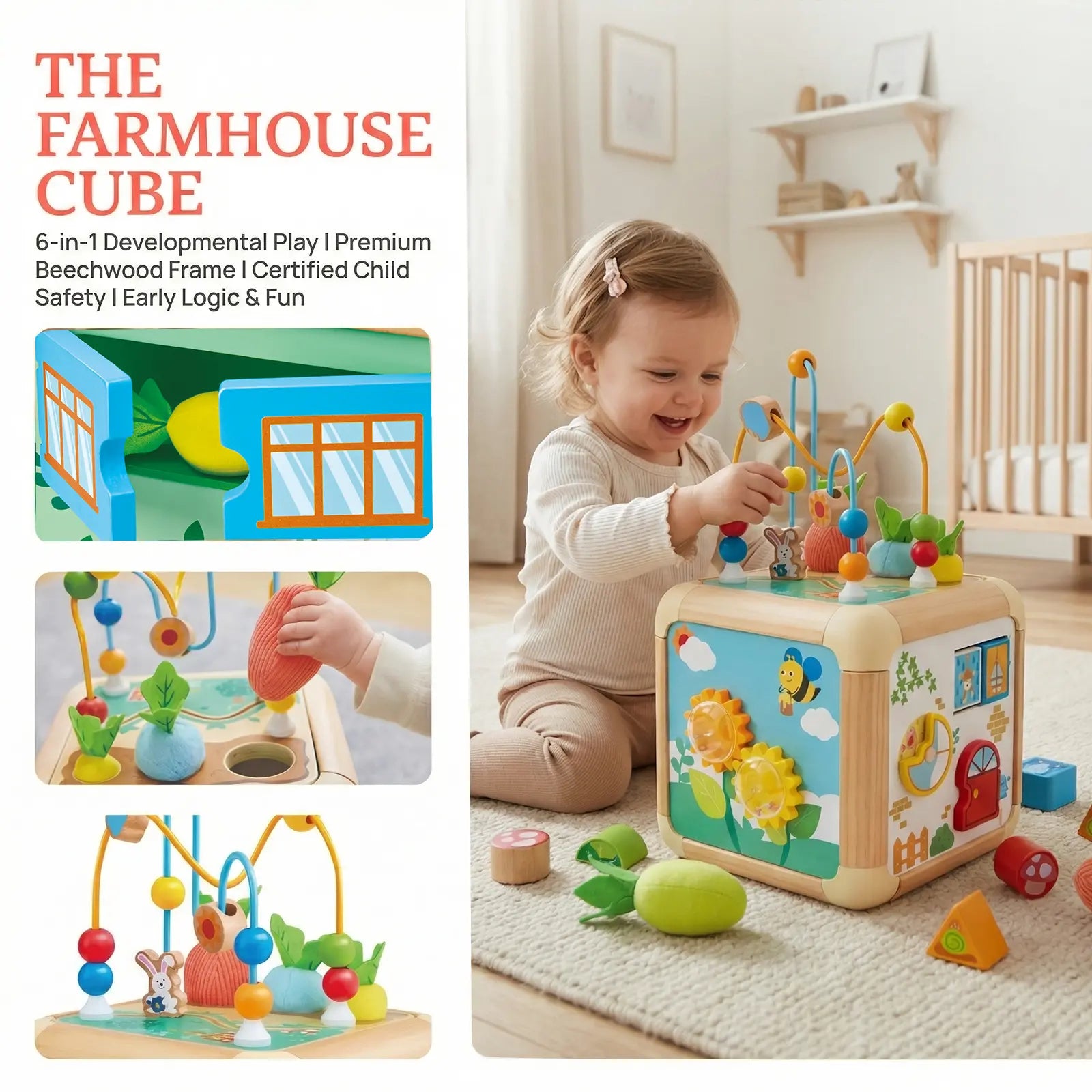 Hape Green Thumbs Activity Cube Hape