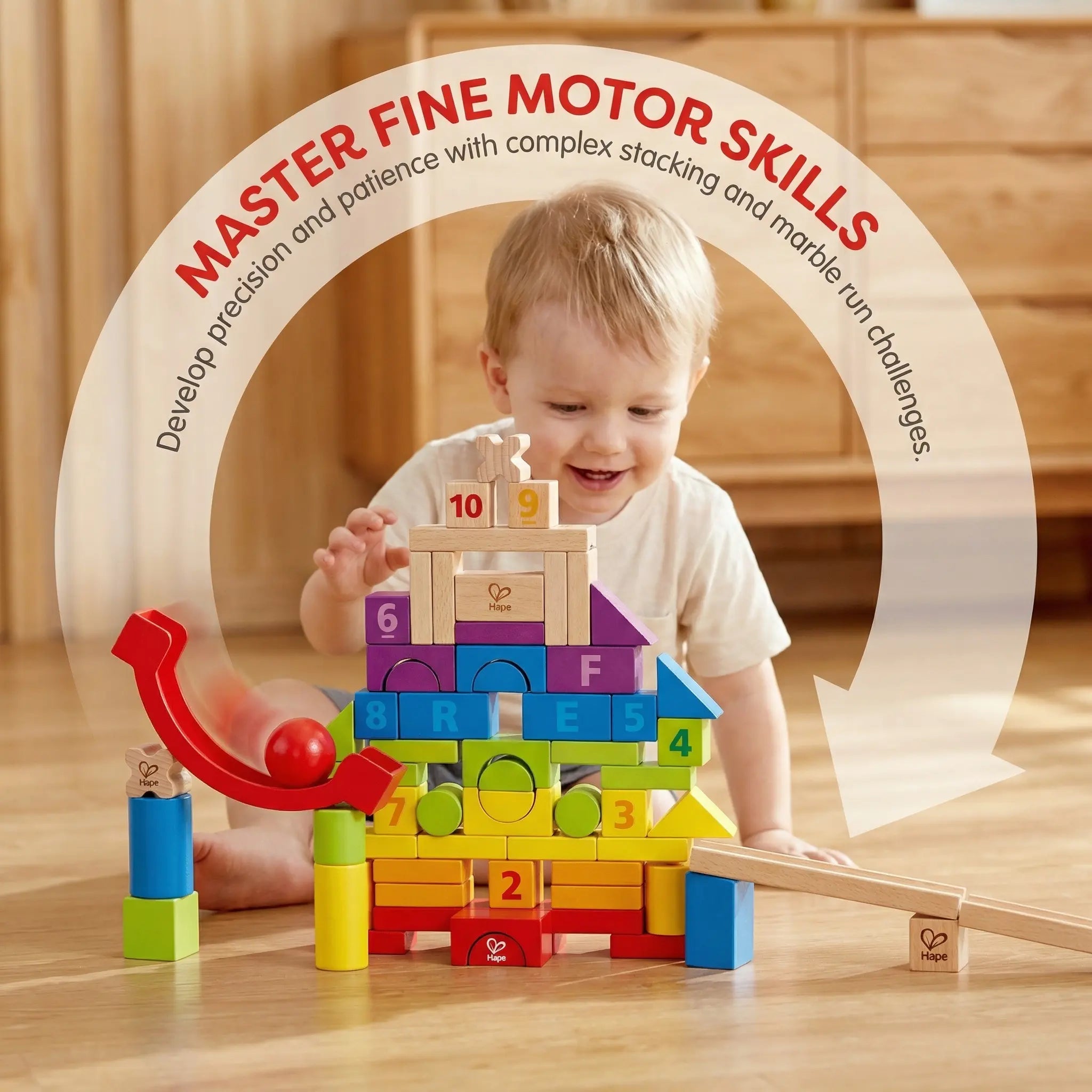 Hape Grow-with-me Blocks Hape