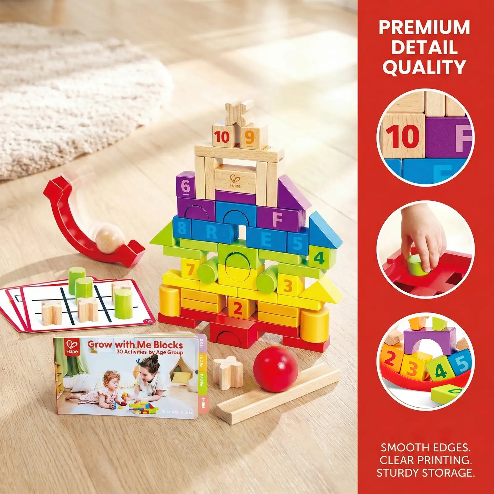 Hape Grow-with-me Blocks Hape