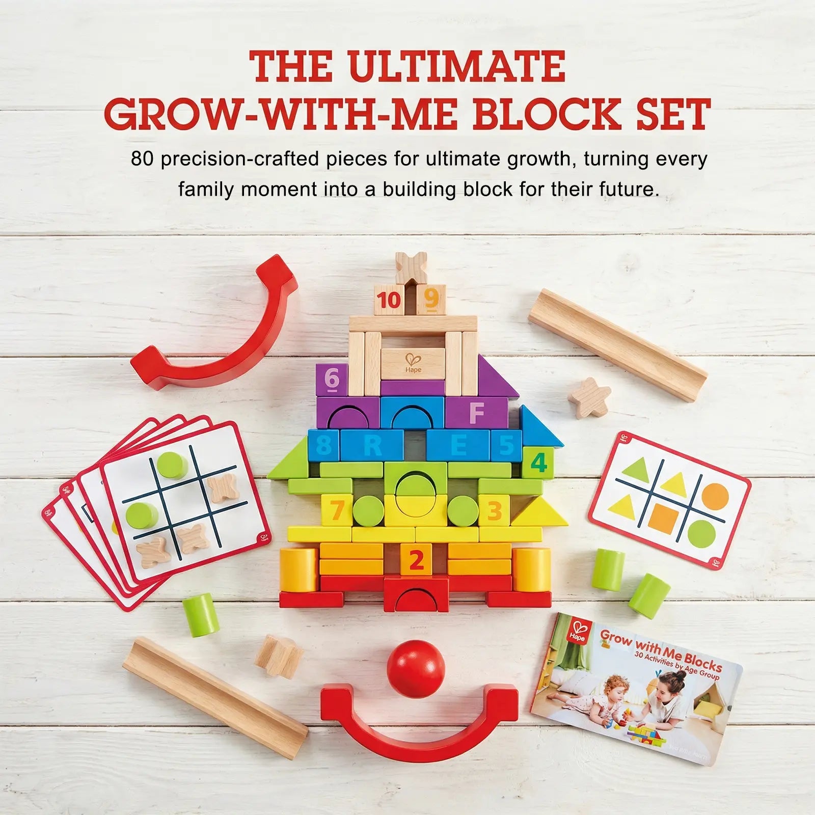 Hape Grow-with-me Blocks Hape