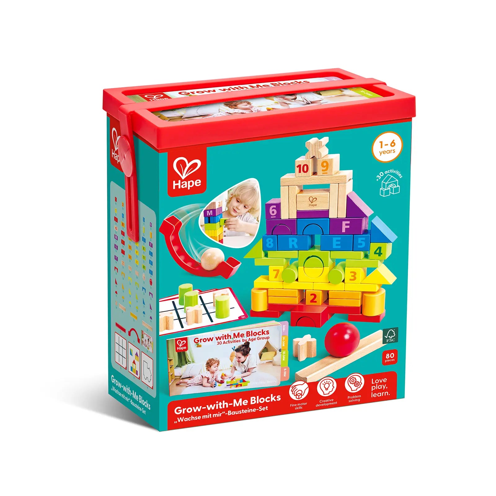 Hape Grow-with-me Blocks Hape