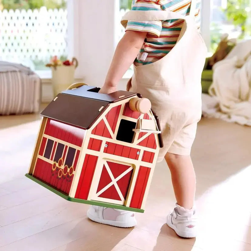 Hape Happy Farm Playset - HapeToys