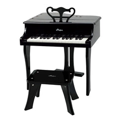 Hape Happy Grand Piano Toddler Wooden Musical Instrument, Black Hape-Toy-Market