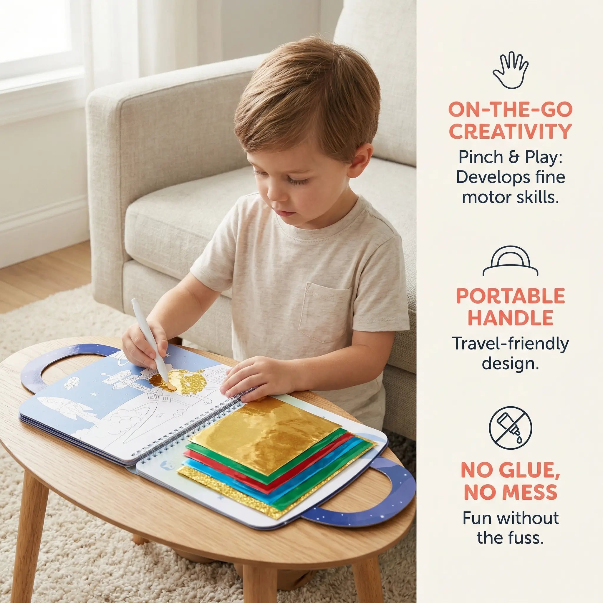 Hape Intergalactic Travel Foil Art Kit Hape