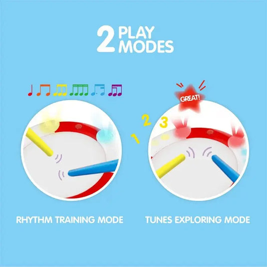 Hape Learn To Play Drum | Toy Percussion Instrument