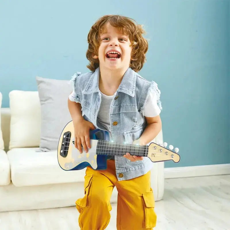 Hape Learn with Lights Electronic Ukulele
