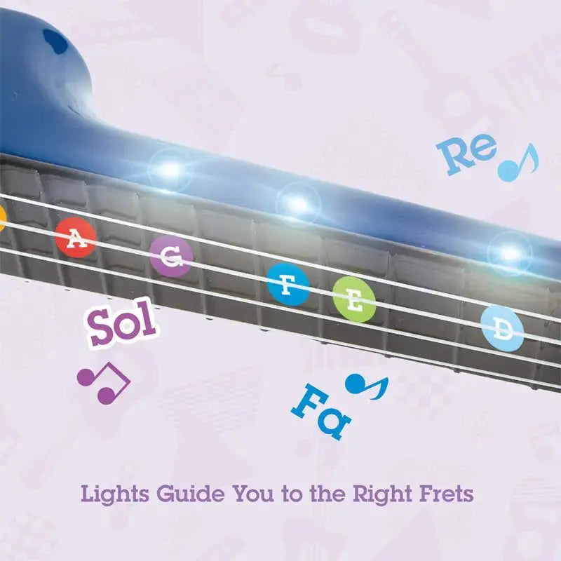 Hape Learn with Lights Electronic Ukulele