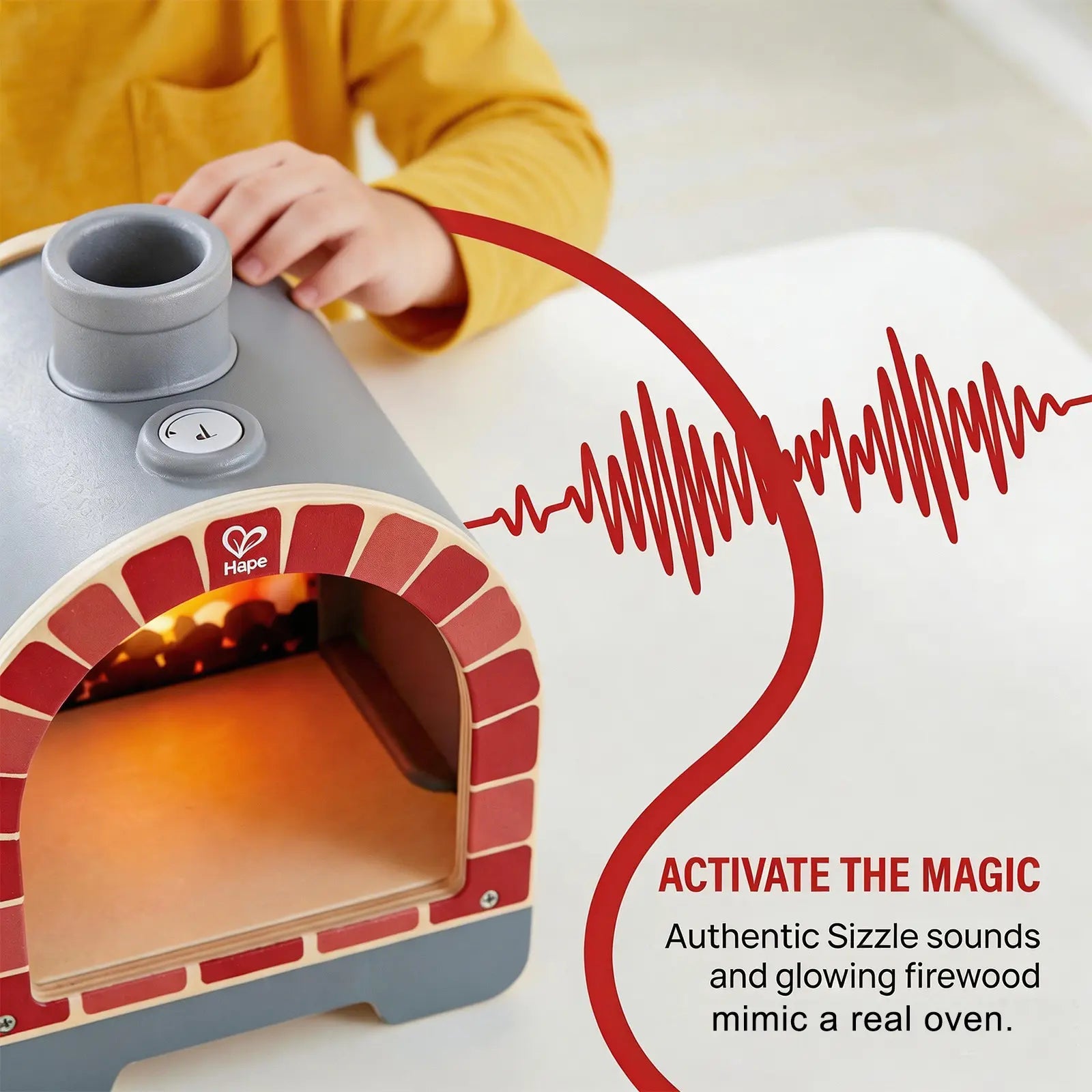 Hape Light & Sizzle Pizza Oven Set Hape