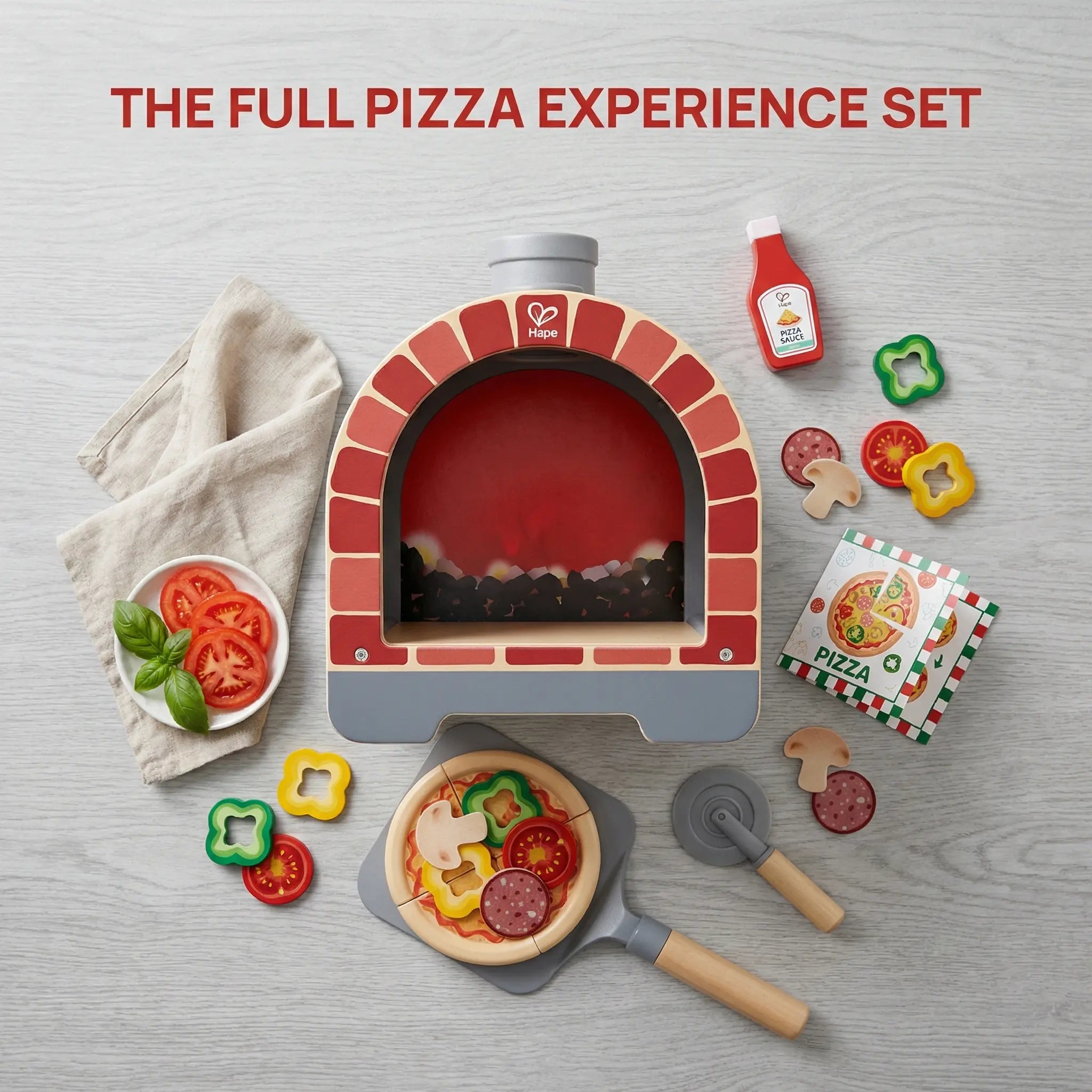 Hape Light & Sizzle Pizza Oven Set Hape