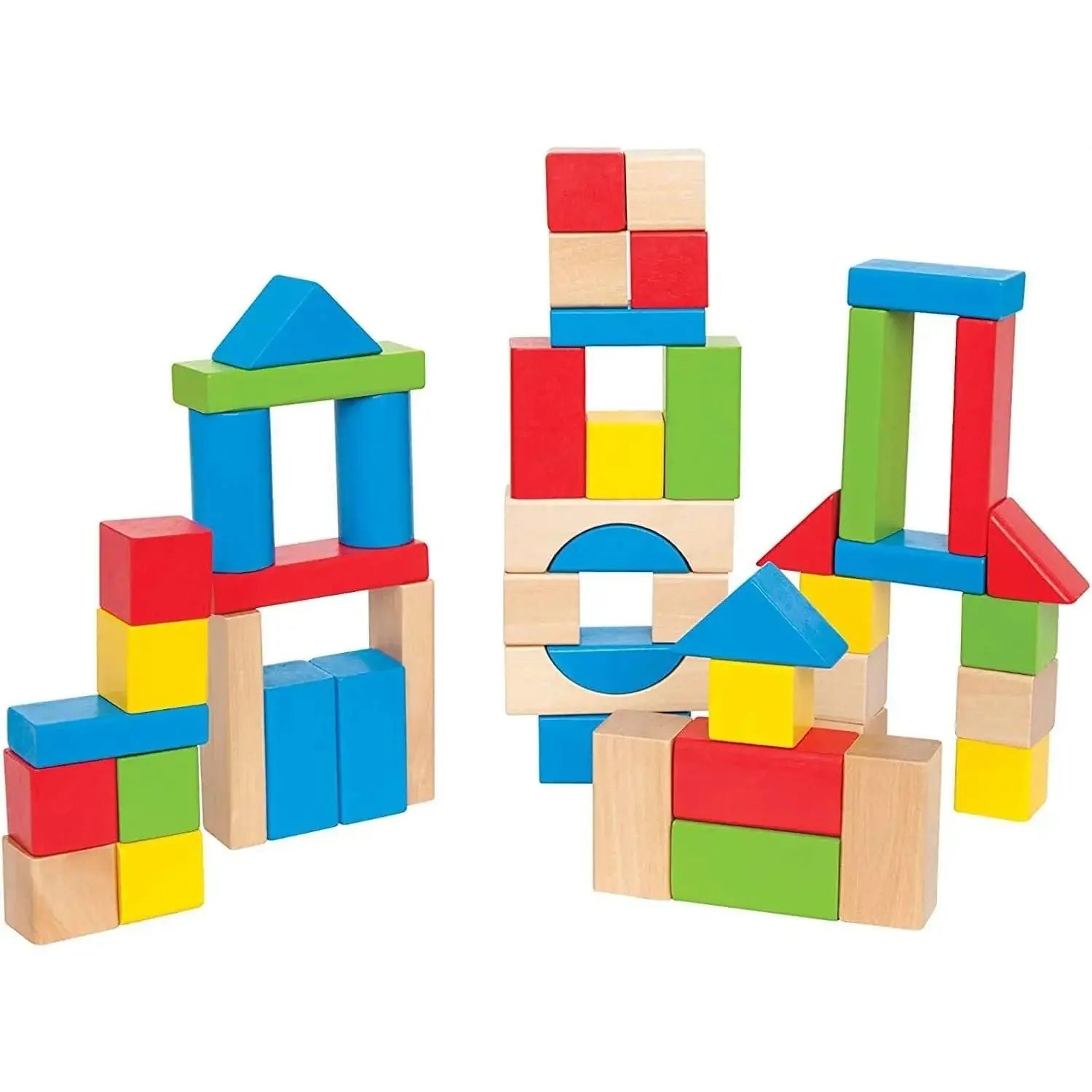 Hape Maple Wood Kids Building Blocks