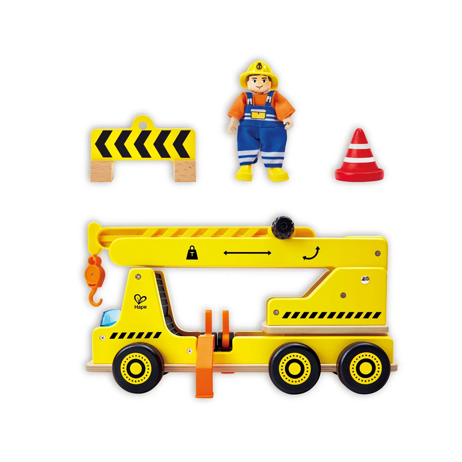 Hape Mobile Crane & Construction Set Hape