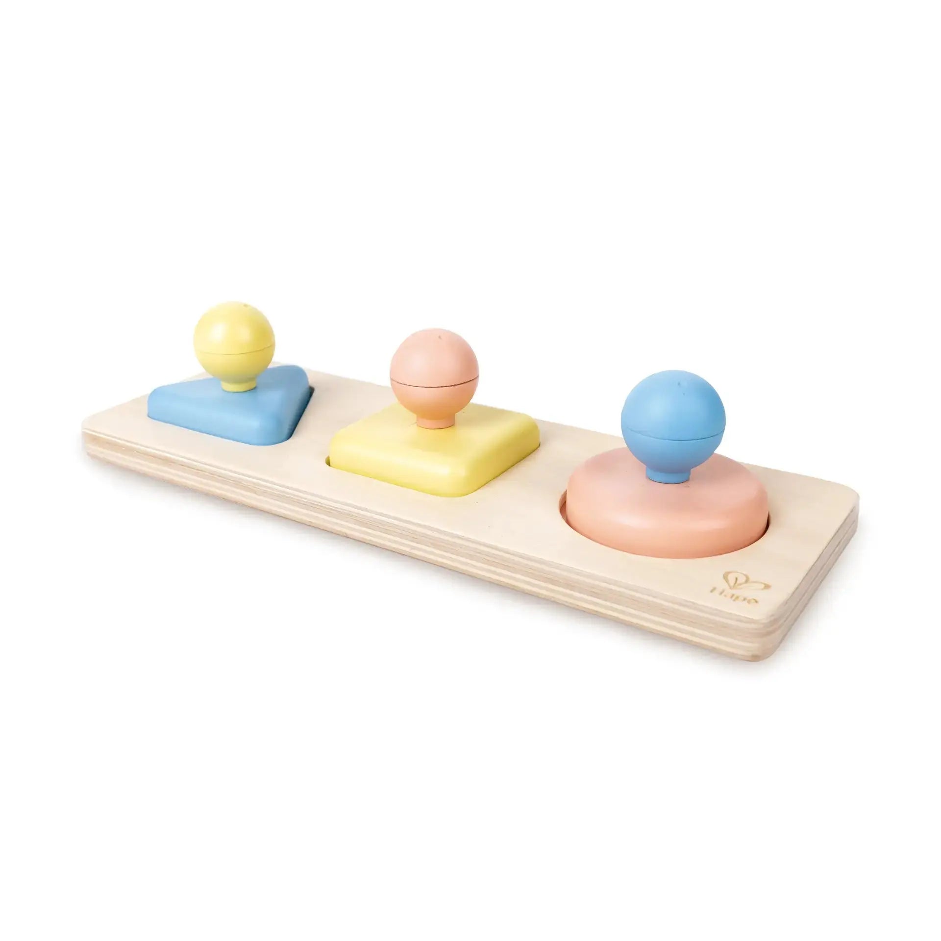 Hape Montessori Mirror Shape Puzzle | Educational Sensory Toy With Color Effects For Babies Ages 10+ Months